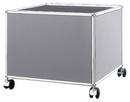 USM Haller Kinder Rollcontainer, USM mattsilber, H 43 x B 53 x T 53 cm