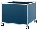 USM Haller Kinder Rollcontainer, Stahlblau RAL 5011, H 43 x B 53 x T 53 cm