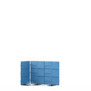 USM Privacy Panels Akustikecke, 1,50 m (2 Elemente), 1,09 m (3 Elemente), 0,75 m (1 Element), Blau