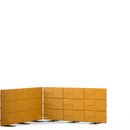 USM Privacy Panels Akustikecke, 2,25 m (3 Elemente), 1,09 m (3 Elemente), 2,25 m (3 Elemente), Gelb