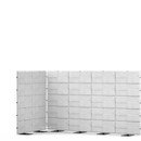 USM Privacy Panels Akustikecke, 3,00 m (4 Elemente), 1,79 m (5 Elemente), 1,50 m (2 Elemente), Hellgrau