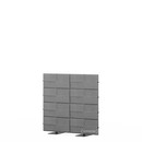 USM Privacy Panels Akustikwand, 1,50 m (2 Elemente), 1,44 m (4 Elemente), Anthrazitgrau