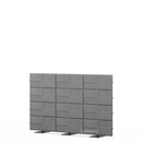 USM Privacy Panels Akustikwand, 2,25 m (3 Elemente), 1,44 m (4 Elemente), Anthrazitgrau