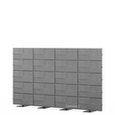 USM Privacy Panels Akustikwand, 3,00 m (4 Elemente), 1,79 m (5 Elemente), Anthrazitgrau