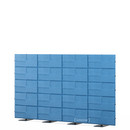 Details USM Haller USM Privacy Panels Akustikwand USM Privacy Panels Akustikwand, 3,00 m (4 Elemente), 1,79 m (5 Elemente), Blau