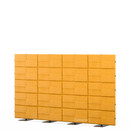 USM Privacy Panels Akustikwand, 3,00 m (4 Elemente), 1,79 m (5 Elemente), Gelb
