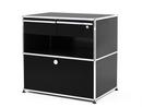 USM Haller Techniksideboard M, Graphitschwarz RAL 9011