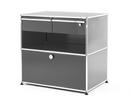 USM Haller Techniksideboard M, USM mattsilber