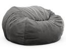 Vetsak Beanbag, L (H 90 x Ø 140 cm), Velvet - Dark grey