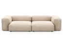 Two Seat Sofa M, Cord velours - Sand