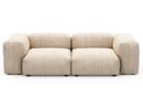 Two Seat Sofa S, Cord velours - Sand