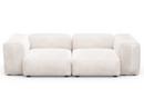 Two Seat Sofa S, Velvet - Creme