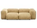 Two Seat Sofa S, Velvet - Caramel