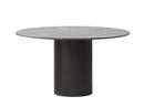 Cabin Table, Ø 130 cm, Eiche dunkel / Marmor grau