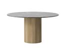 Cabin Table, Ø 130 cm, Eiche hell / Marmor grau