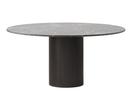 Cabin Table, Ø 150 cm, Eiche dunkel / Marmor grau