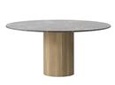 Cabin Table, Ø 150 cm, Eiche hell / Marmor grau