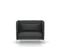 Alcove Sofa, Love Seat (H94 x B126,5 x T84 cm), Laser, Dunkelgrau