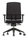 AM Chair, Schwarz, Nero/coconut, Mit 2D Armlehnen, Kunststofffuß tiefschwarz