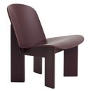 Chisel Sessel, Buche bordeaux lackiert