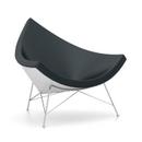 Coconut Chair, Leder (Standard), Nero
