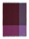 Colour Block Blanket, Blau/bordeaux