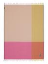 Colour Block Blanket, Rosa/beige