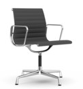Aluminium Chair EA 103 / EA 104, EA 103 - nicht drehbar, Dunkelgrau, Verchromt