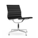 Aluminium Chair EA 105, Poliert, Leder Premium F, Nero