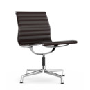 Aluminium Chair EA 105, Verchromt, Leder Premium F, Chocolate