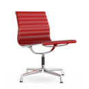 Aluminium Chair EA 105, Verchromt, Leder Premium F, Rot