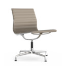 Aluminium Chair EA 105, Verchromt, Leder Premium F, Sand