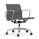 Aluminium Chair EA 117, Poliert, Hopsak, Dunkelgrau