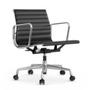 Aluminium Chair EA 117, Poliert, Leder, Asphalt