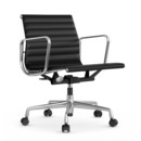 Aluminium Chair EA 117, Poliert, Leder (Standard), Nero