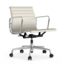 Aluminium Chair EA 117, Poliert, Leder, Snow