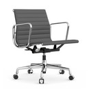 Aluminium Chair EA 117, Verchromt, Hopsak, Dunkelgrau