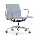 Aluminium Chair EA 117, Verchromt, Hopsak, Dunkelblau / elfenbein