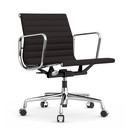 Aluminium Chair EA 117, Verchromt, Hopsak, Nero / moorbraun