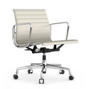 Aluminium Chair EA 117, Verchromt, Leder, Snow