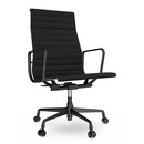Aluminium Chair EA 119, Aluminium tiefschwarz pulverbeschichtet, Hopsak, Nero