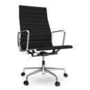 Aluminium Chair EA 119, Poliert, Hopsak, Nero