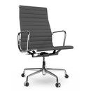 Aluminium Chair EA 119, Verchromt, Hopsak, Dunkelgrau
