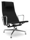 Aluminium Chair EA 124, Verchromt, Hopsak, Nero
