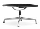 Aluminium Chair EA 125, Untergestell poliert, Leder, Asphalt