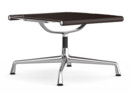 Aluminium Chair EA 125, Untergestell verchromt, Leder (Standard), Kastanie