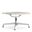 Aluminium Chair EA 125, Untergestell verchromt, Leder Premium F, Snow