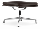 Soft Pad Chair EA 223, Untergestell poliert, Leder Standard kastanie, Plano braun