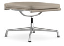 Soft Pad Chair EA 223, Untergestell poliert, Leder Standard sand, Plano mauve grau