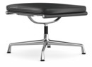 Soft Pad Chair EA 223, Untergestell verchromt, Leder Standard asphalt, Plano dunkelgrau